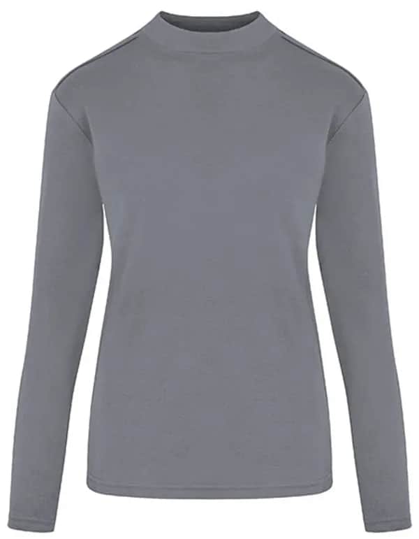 Women´s Premium Highneck Longsleeve Tees - Stone