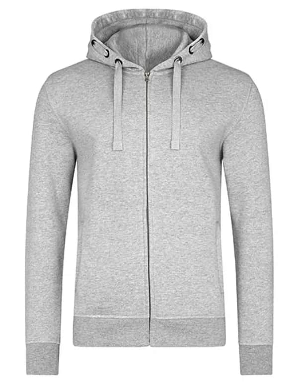 Men´s Premium Hooded Jacket - Grey Melange