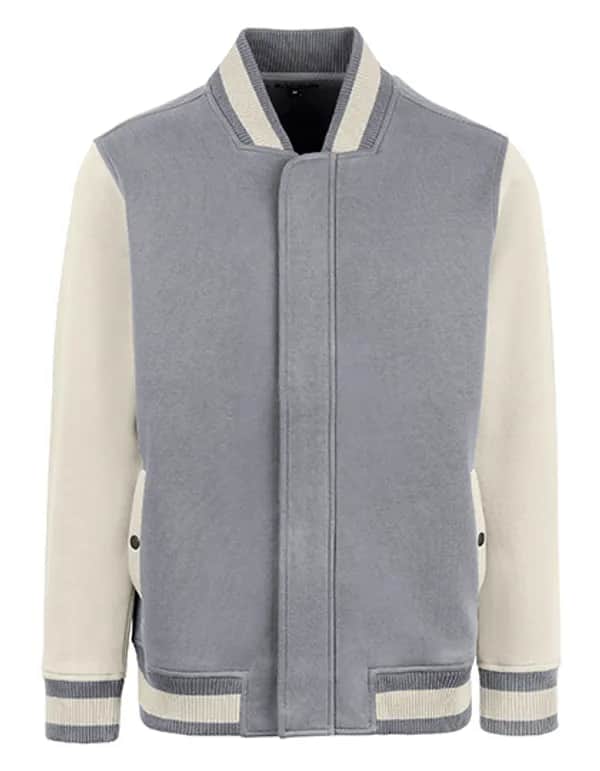 Men´s Premium College Jacket - Stone/Off White