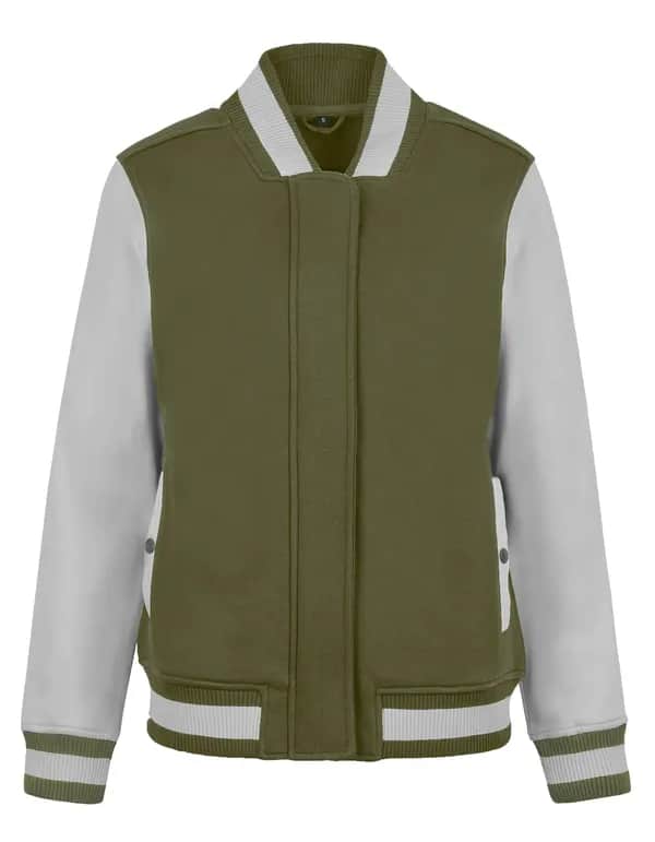 Women´s Premium College Jacket - Olive/Stone