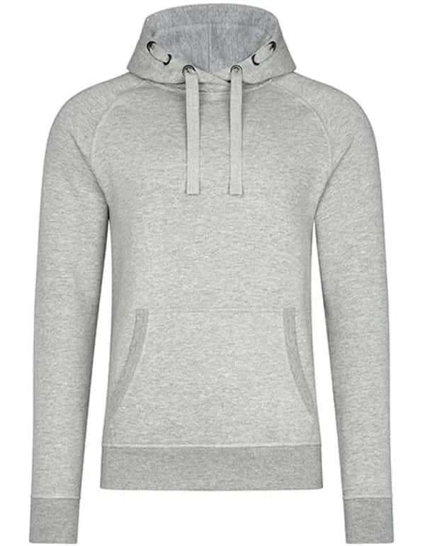 Unisex Premium Raglan Hoody - Grey Melange
