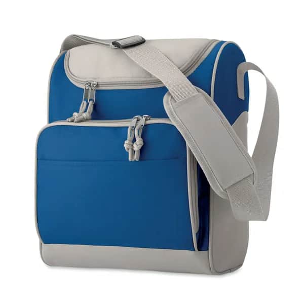 Kühltasche mit Fronttasche - ZIPPER - Königsblau