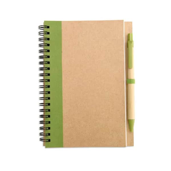 Recycelter Notizblock - SONORA PLUS - Limette