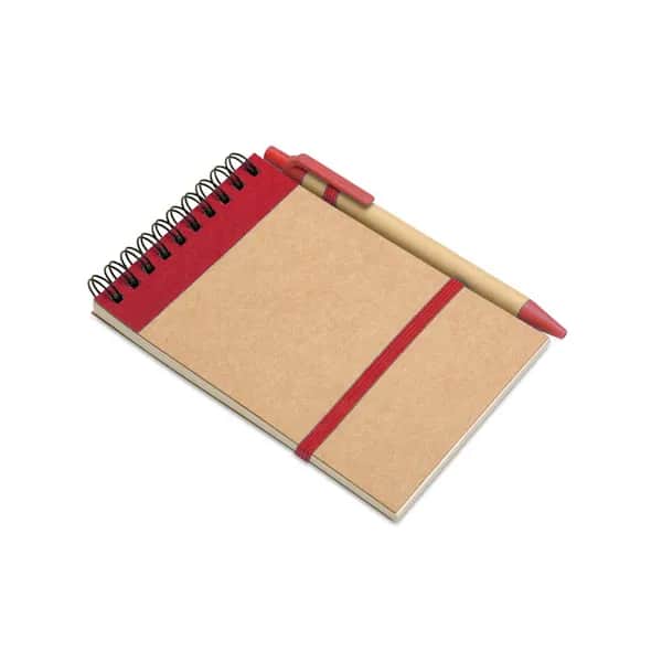 DIN A6 Notizbuch - SONORA - Rot