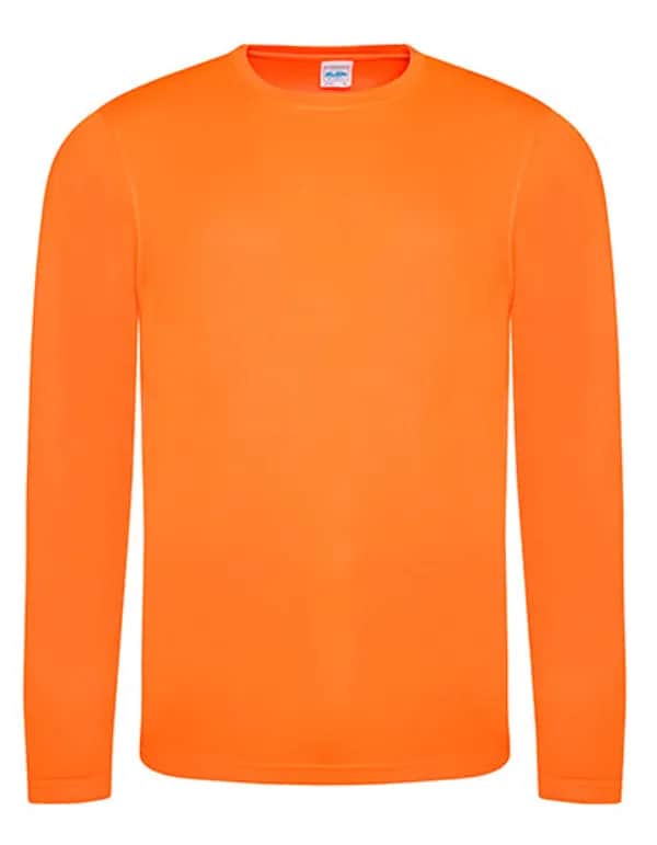 Long Sleeve Cool T - Electric Orange