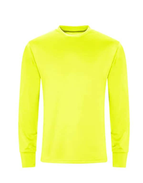 Long Sleeve Active T - Electric Yellow