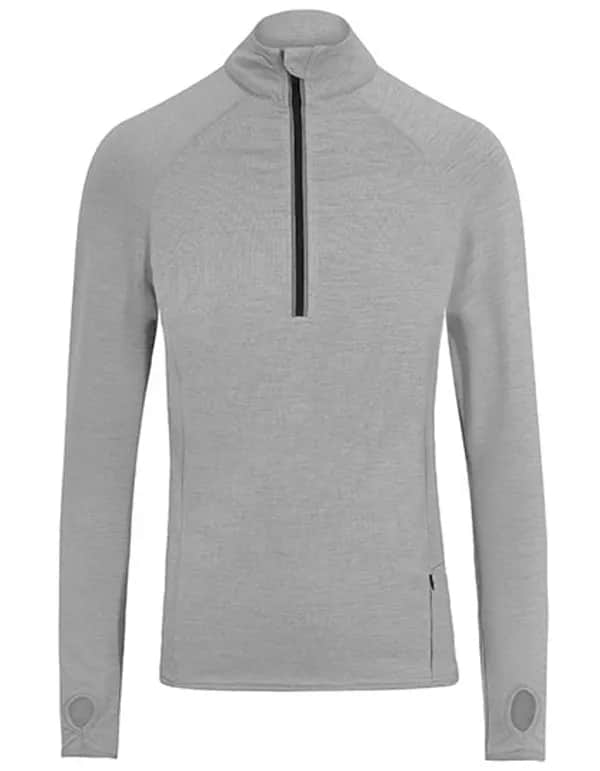 Cool-Flex 1/2 Zip Top - Silver Grey