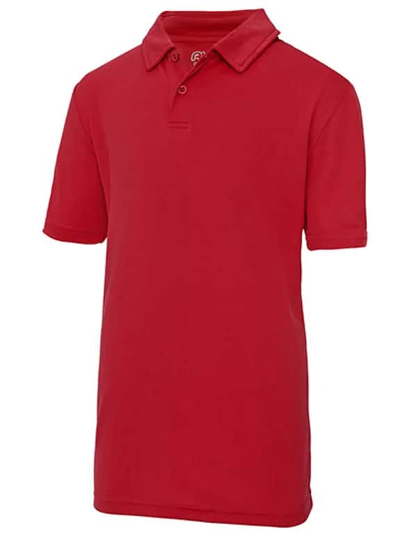 Kids´ Cool Polo - Fire Red
