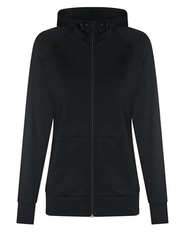 Women´s Cool Contrast Zoodie - Jet Black/Jet Black