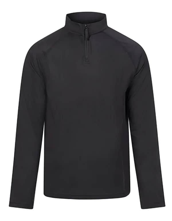 Lightweight Active 1/4 Zip - Jet Black