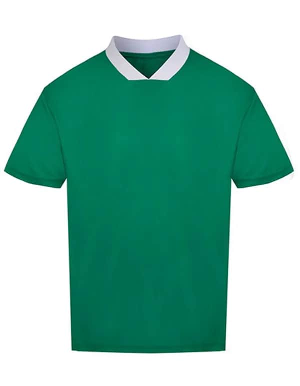 Retro Sports Jersey - Green/White