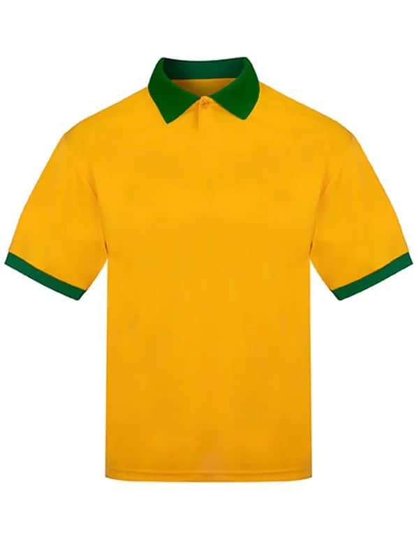 Retro Sports Jersey - Yellow/Green