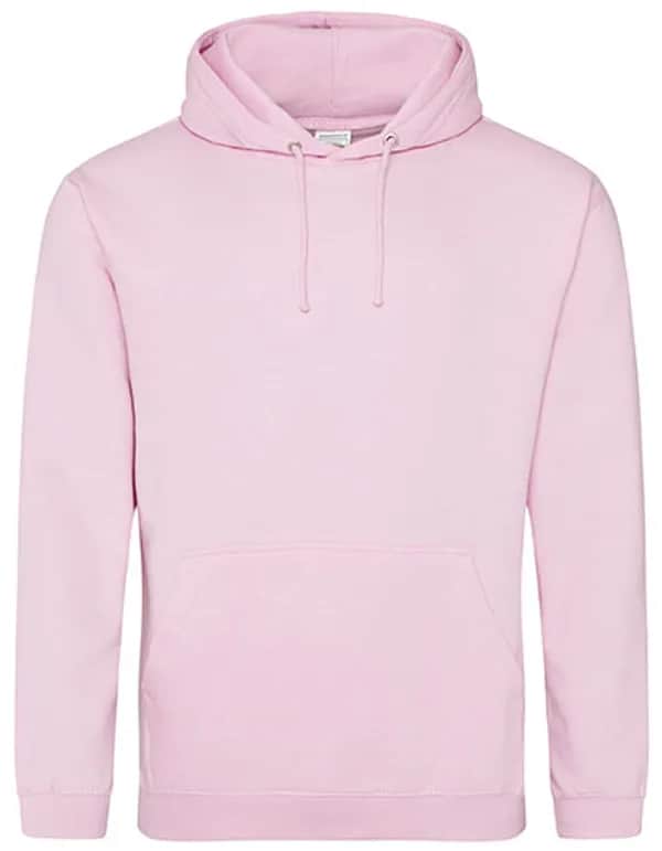 College Hoodie - Baby Pink