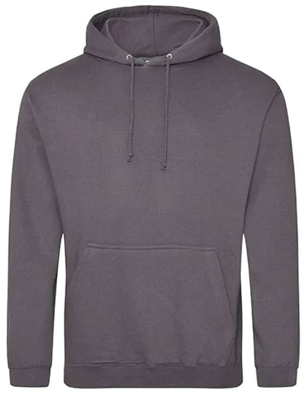 College Hoodie - Steel Grey (Solid)