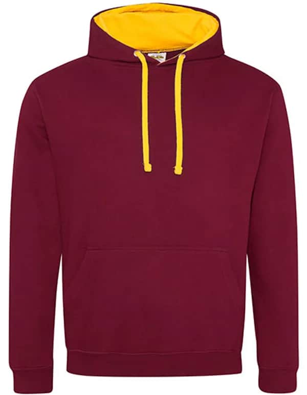 Varsity Hoodie - Burgundy/Gold