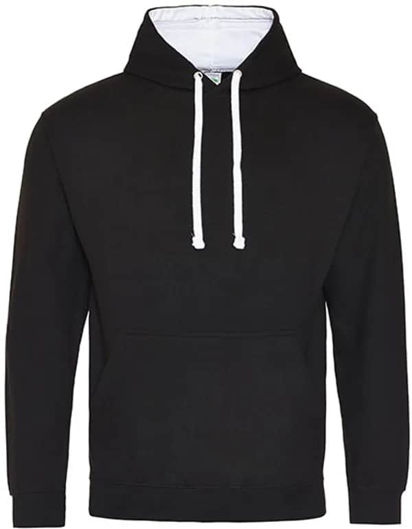 Varsity Hoodie - Jet Black/Arctic White