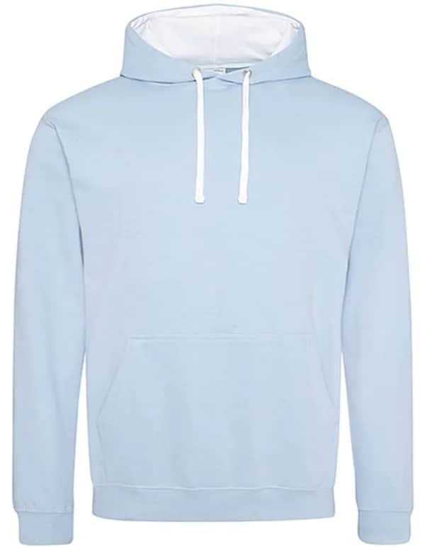 Varsity Hoodie - Sky Blue/Arctic White