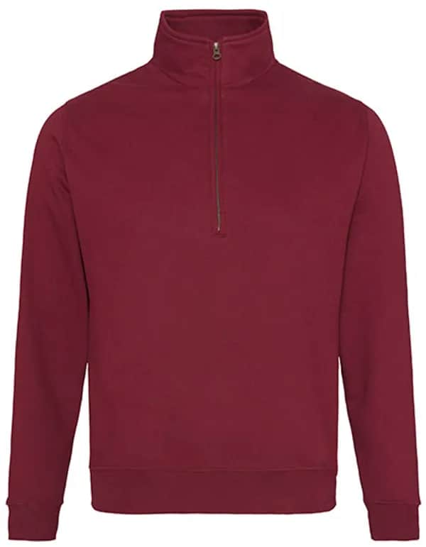 Sophomore 1/4 Zip Sweat - Burgundy