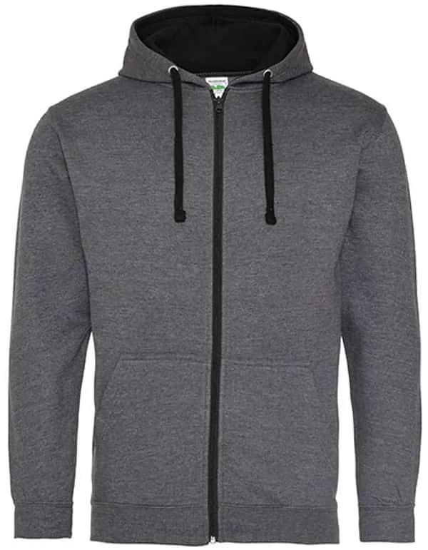 Varsity Zoodie - Charcoal (Heather)/Jet Black