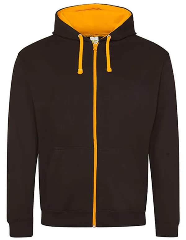 Varsity Zoodie - Jet Black/Orange Crush