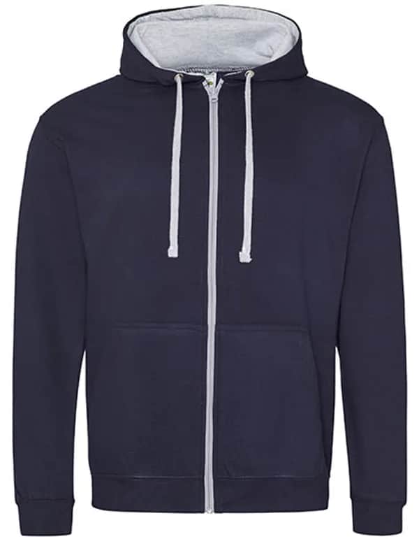 Varsity Zoodie - New French Navy/Heather Grey