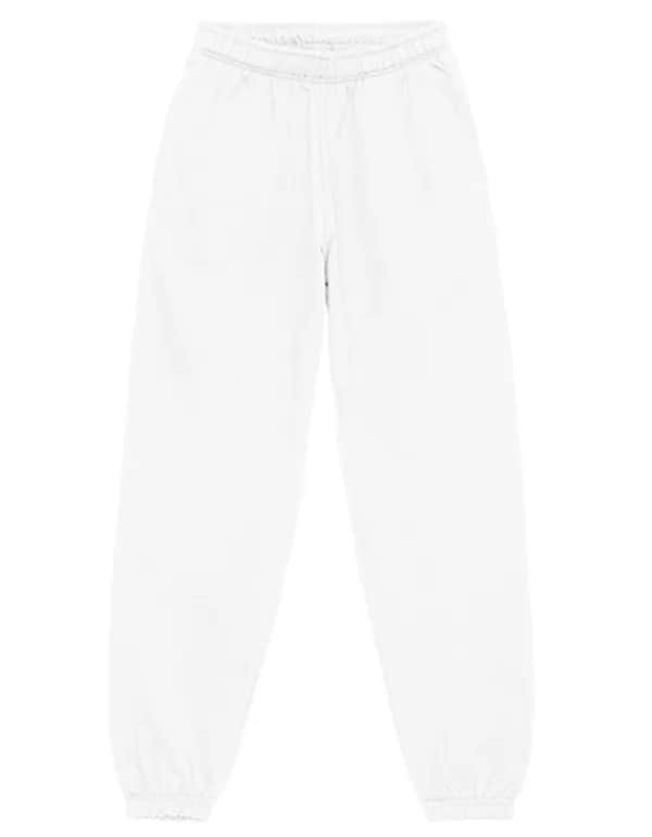 College Cuffed Jogpants - Arctic White