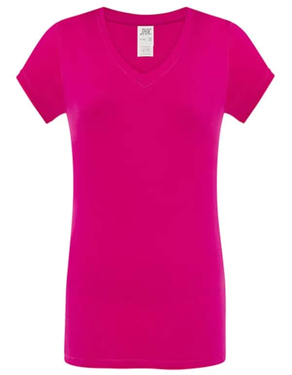 Ladies´ V-Neck Sicilia - Fuchsia