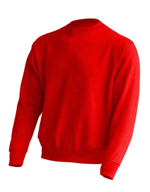 Crew Neck Sweatshirt - Red
