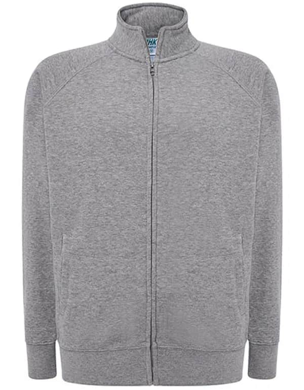 Full Zip Sweatshirt - Grey Melange