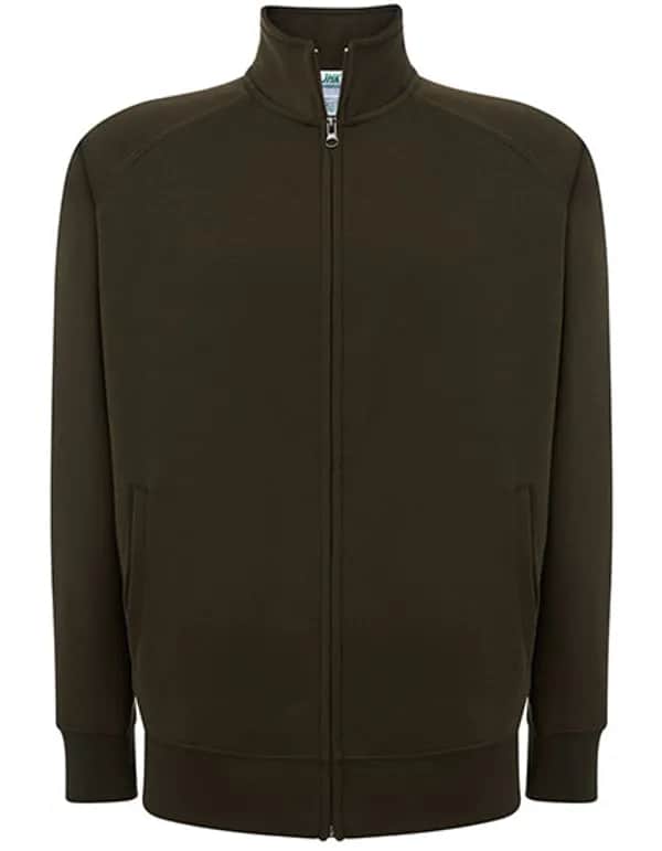 Full Zip Sweatshirt - Khaki