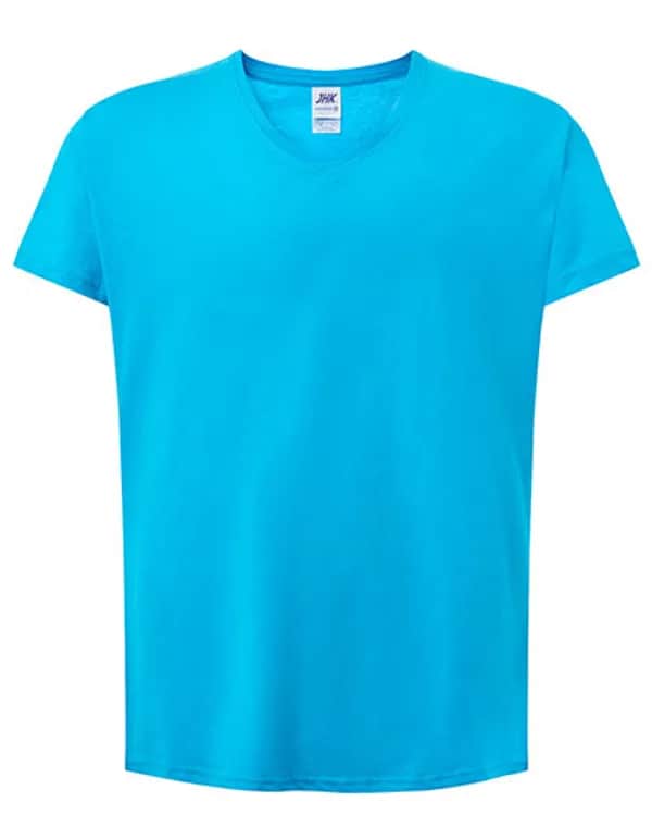 Ladies´ Curves T-Shirt V-Neck - Turquoise