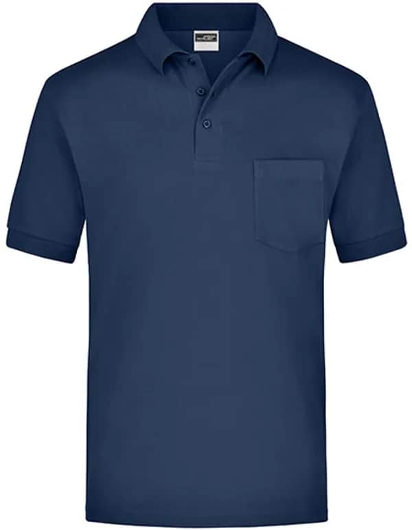 Polo-Piqué Pocket - Navy