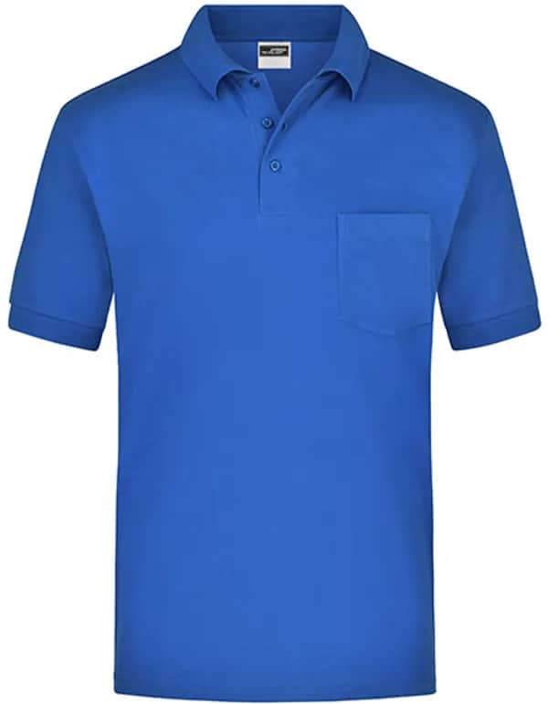Polo-Piqué Pocket - Royal