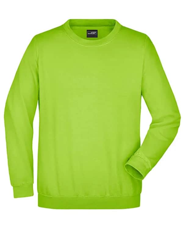 Round Sweat Heavy - Lime Green