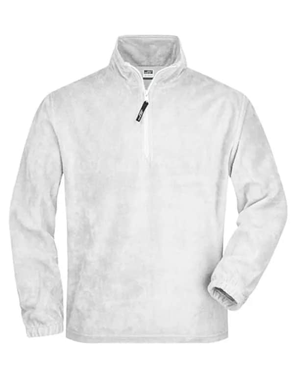 Half-Zip Fleece - White