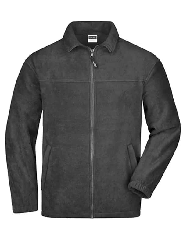 Full-Zip Fleece - Dark Grey (Solid)