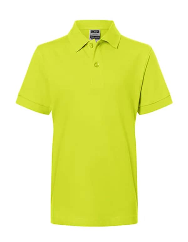 Junior Classic Polo - Acid Yellow