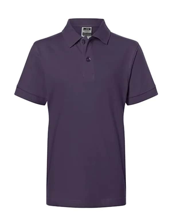 Junior Classic Polo - Aubergine