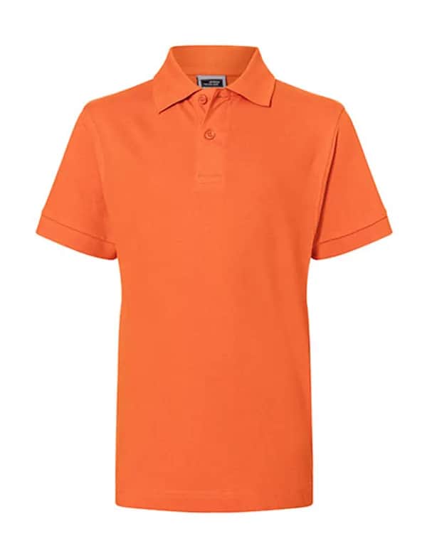 Junior Classic Polo - Dark Orange