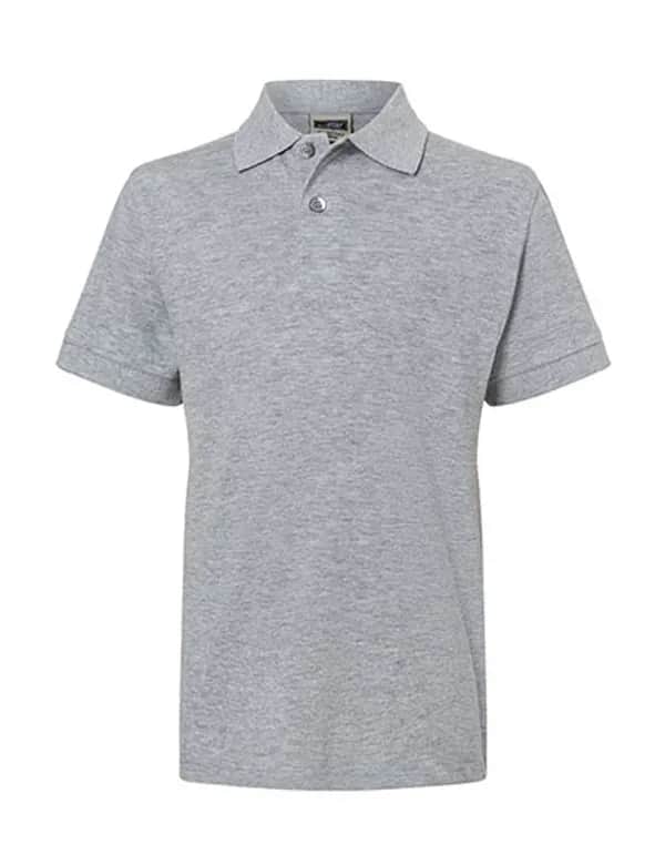 Junior Classic Polo - Grey Heather