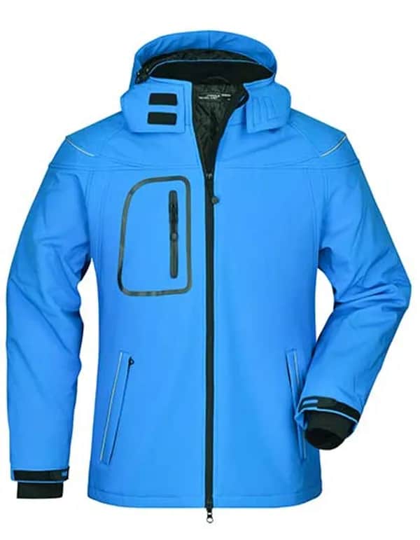 Men´s Winter Softshell Jacket - Aqua
