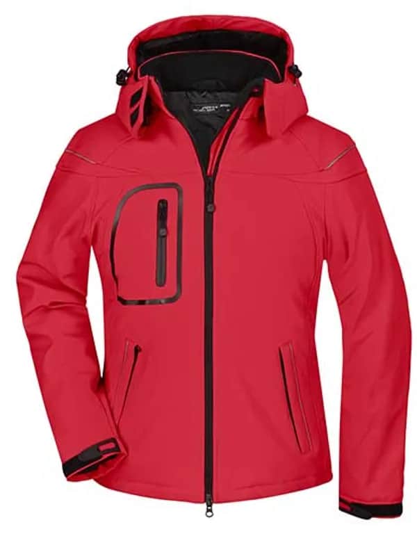 Ladies´ Winter Softshell Jacket - Red