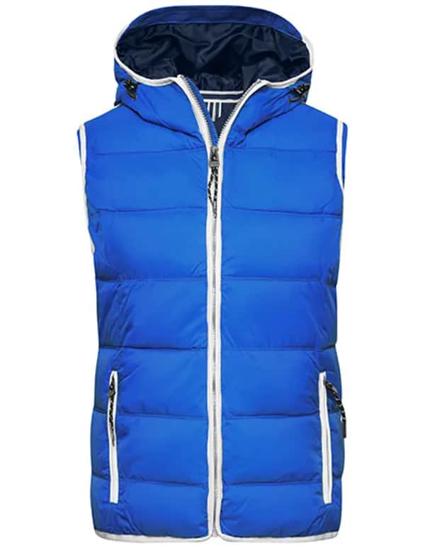 Ladies´ Maritime Vest - Nautic Blue/White