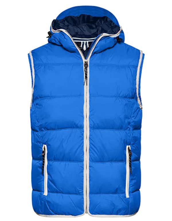 Men´s Maritime Vest - Nautic Blue/White