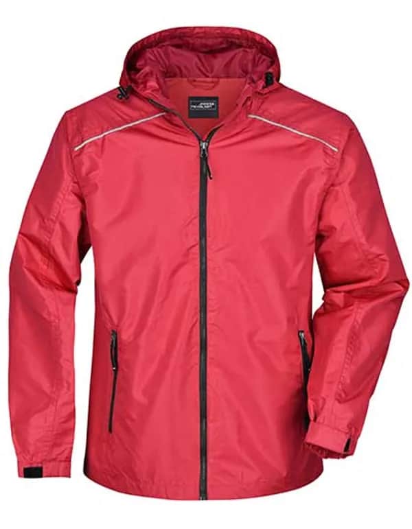 Men´s Rain Jacket - Red/Black