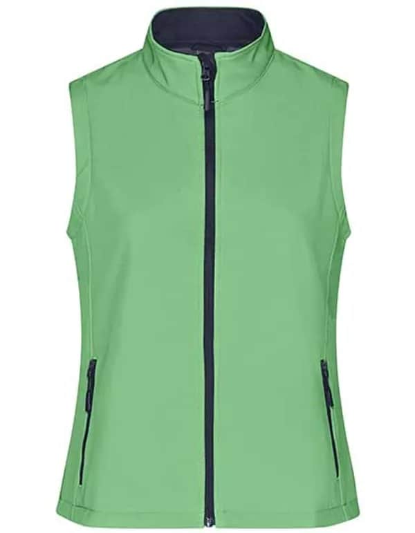 Ladies´ Promo Softshell Vest - Green/Navy