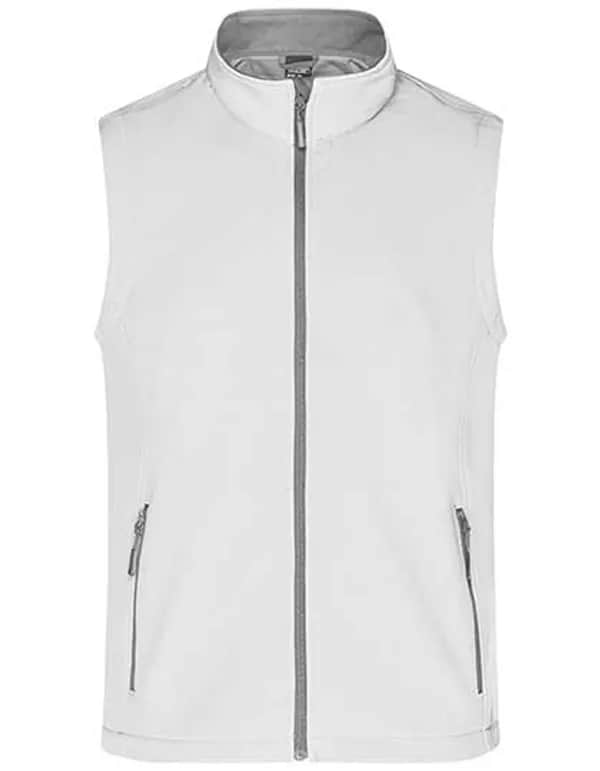 Men´s Promo Softshell Vest - White/White
