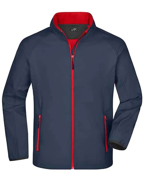 Men´s Promo Softshell Jacket - Iron Grey/Red