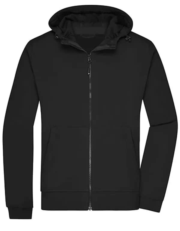 Men´s Hooded Softshell Jacket - Black/Black