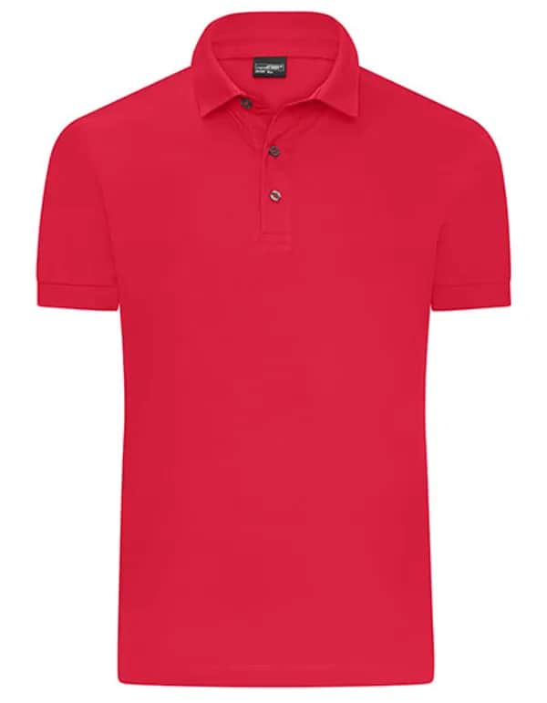 Men´s Mercerised Polo - Light Red